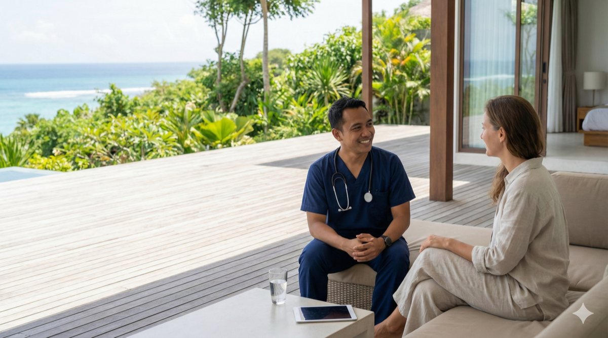 Medical Team providing care in Bali